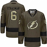 Glued Tampa Bay Lightning #6 Anton Stralman Green Salute to Service NHL Jersey,baseball caps,new era cap wholesale,wholesale hats